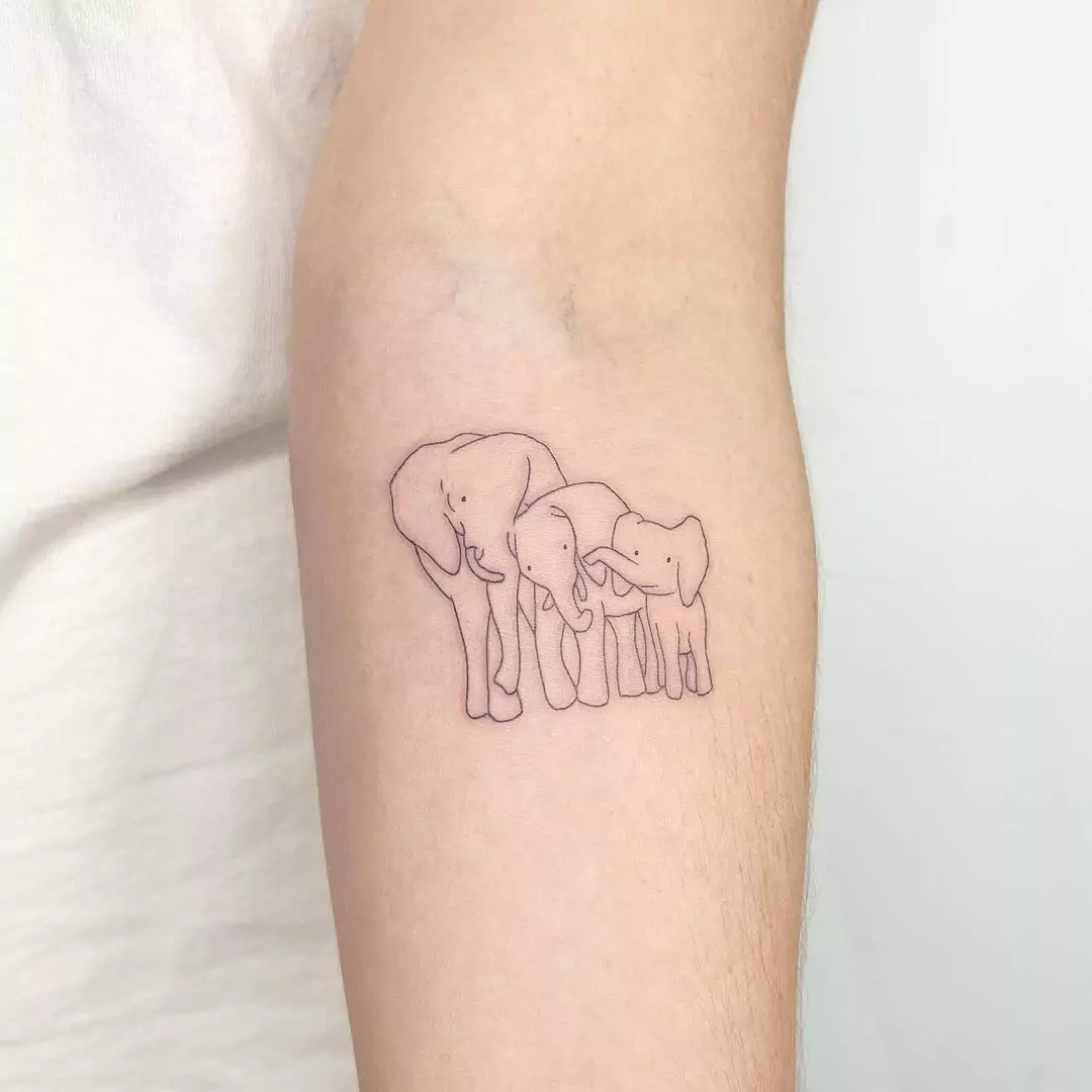 elephant tattoos for men 0052