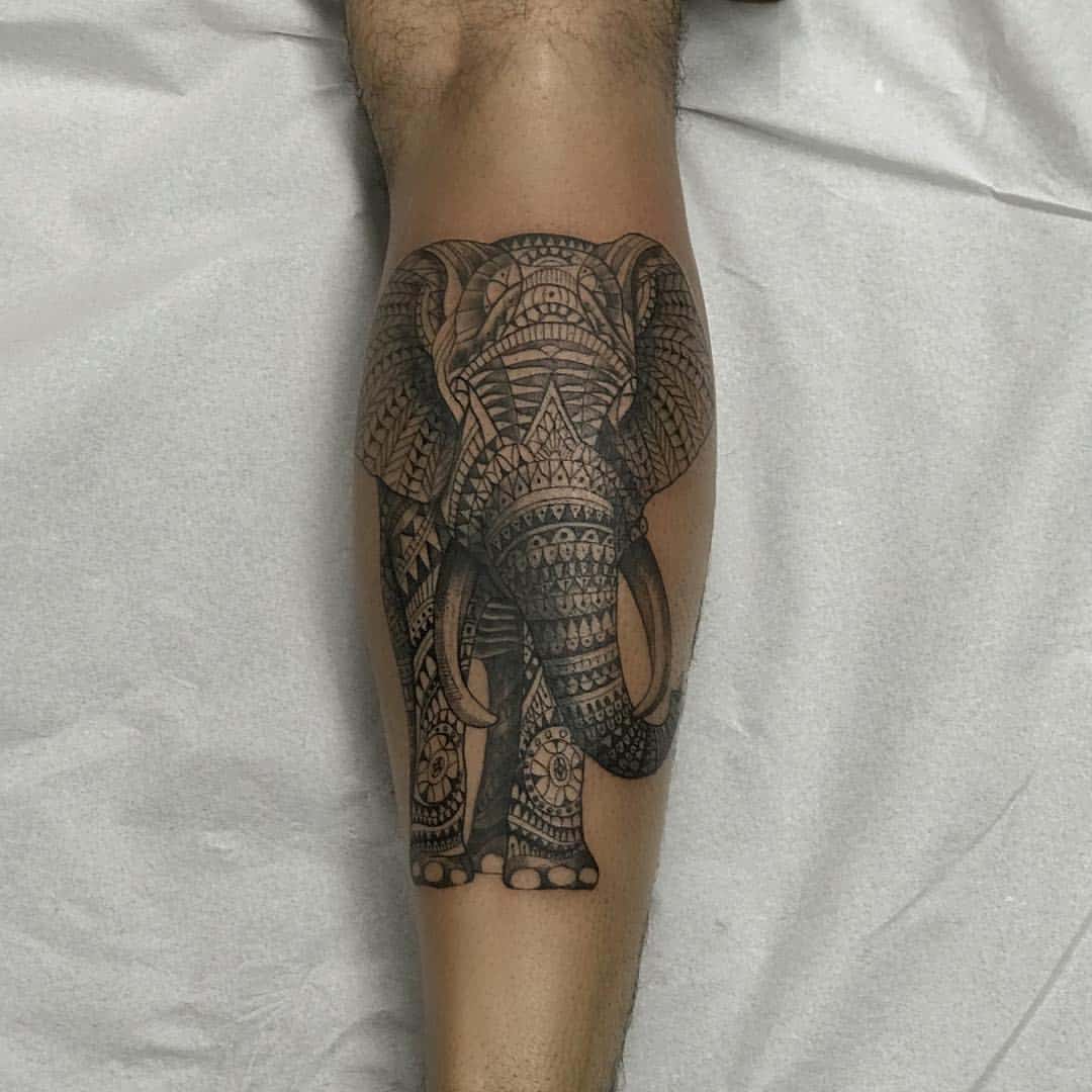 elephant tattoos for men 0060