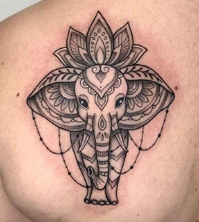 elephant tattoos for men 0064