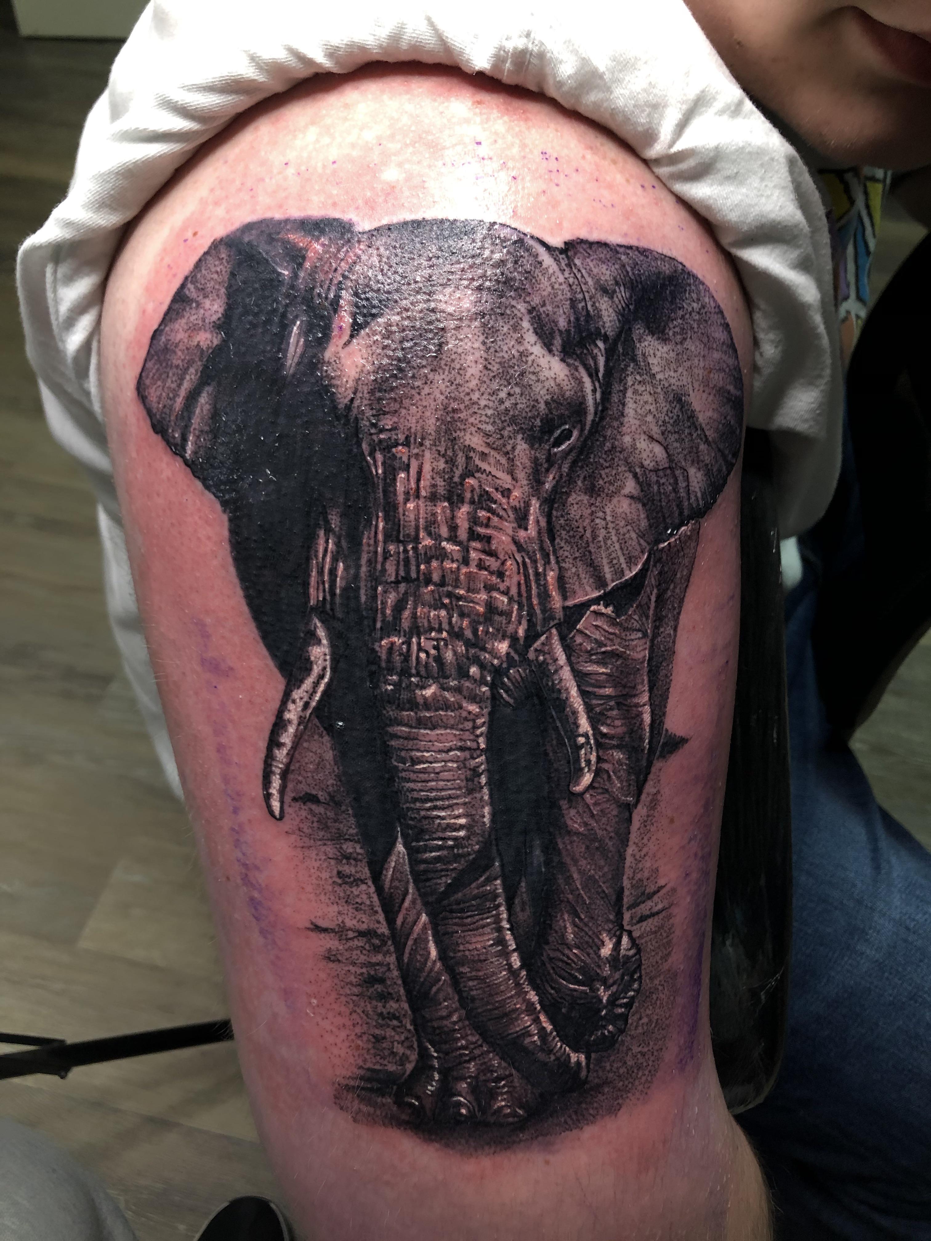 elephant tattoos for men 0071