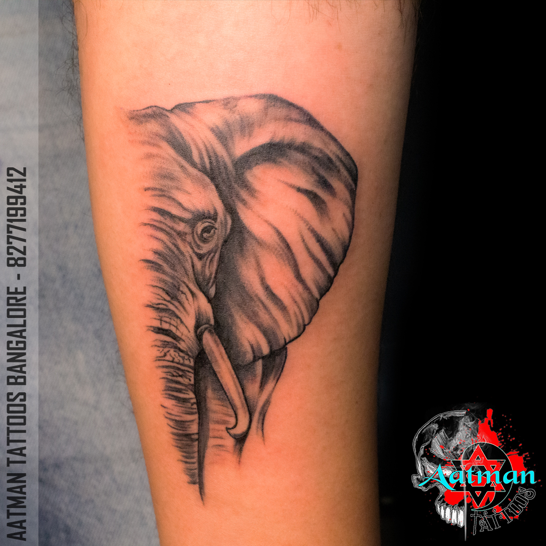 elephant tattoos for men 0072