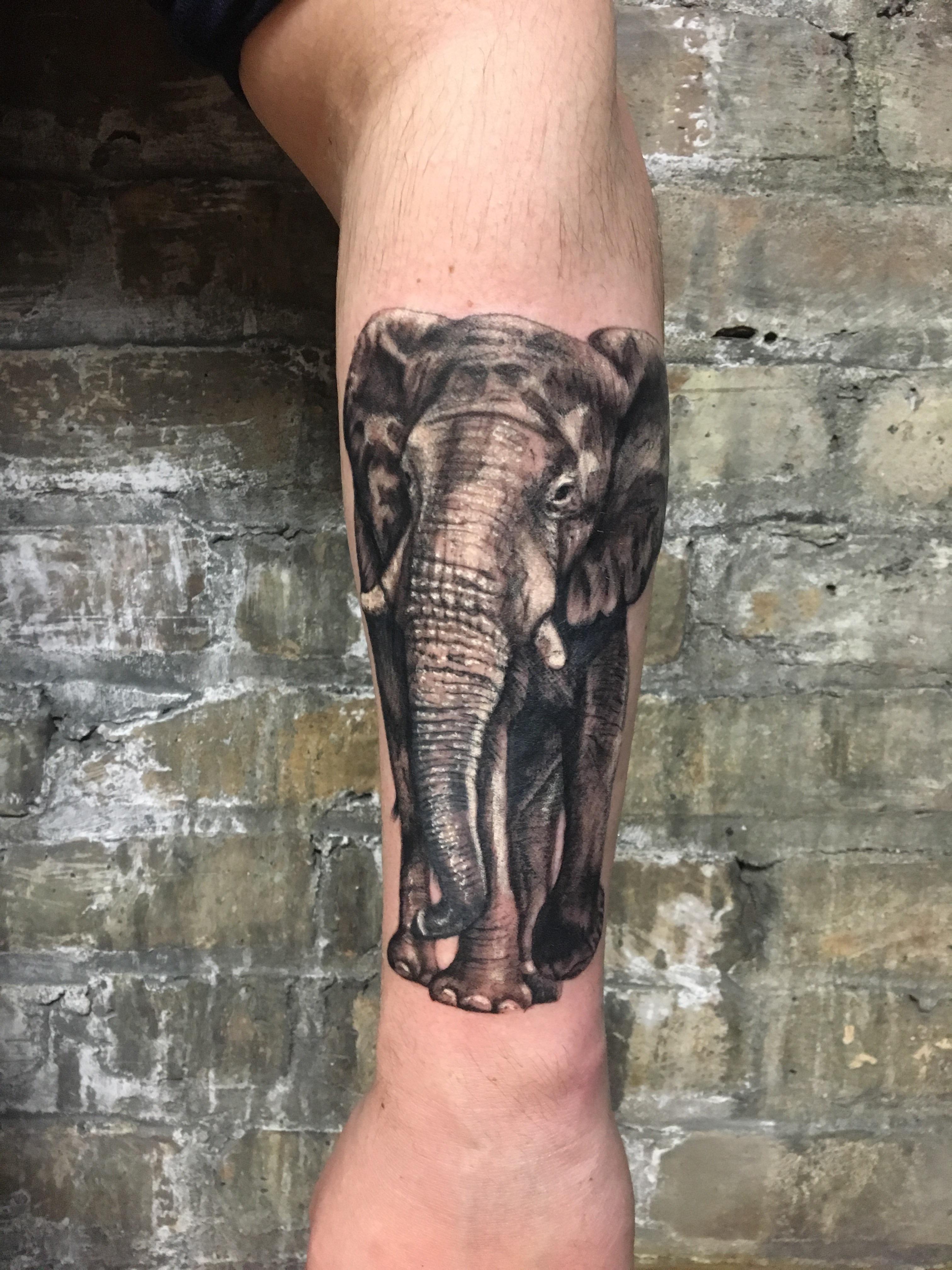 elephant tattoos for men 0076