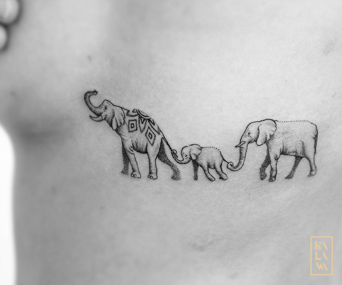 elephant tattoos for men 0083