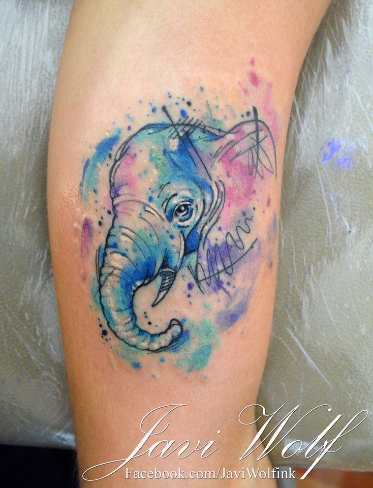 elephant tattoos for men 0097