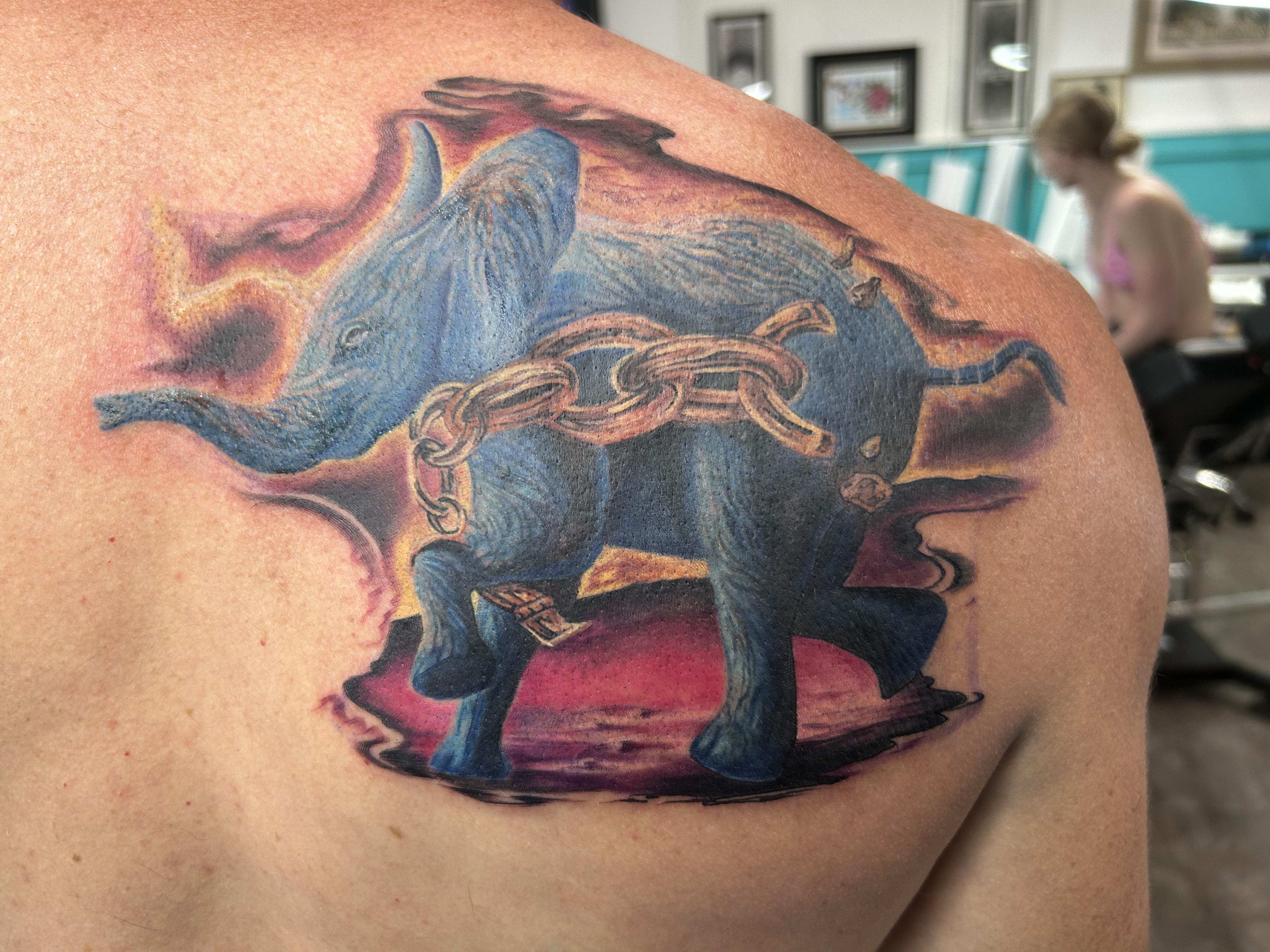 elephant tattoos for men 0098