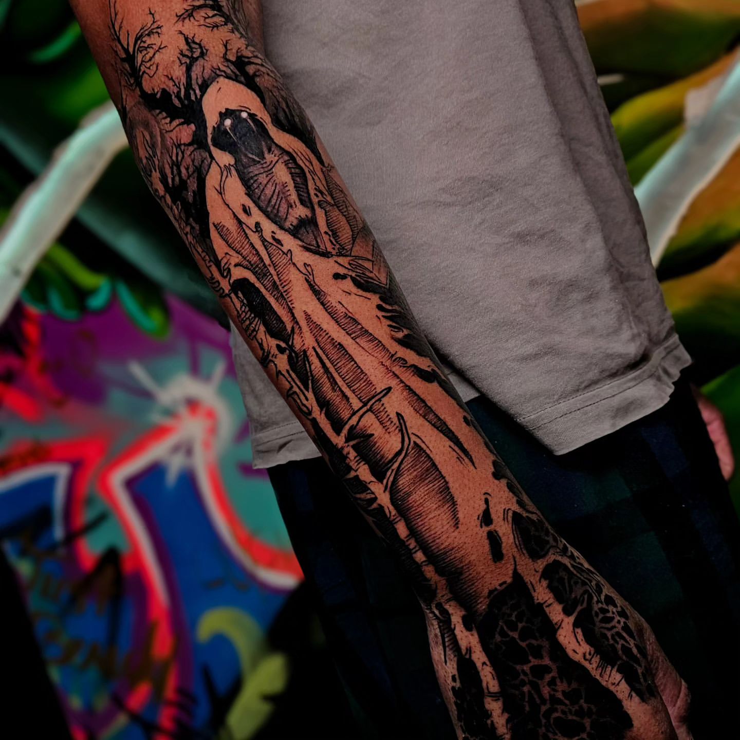 eye-catching forearm tattoo designs for men