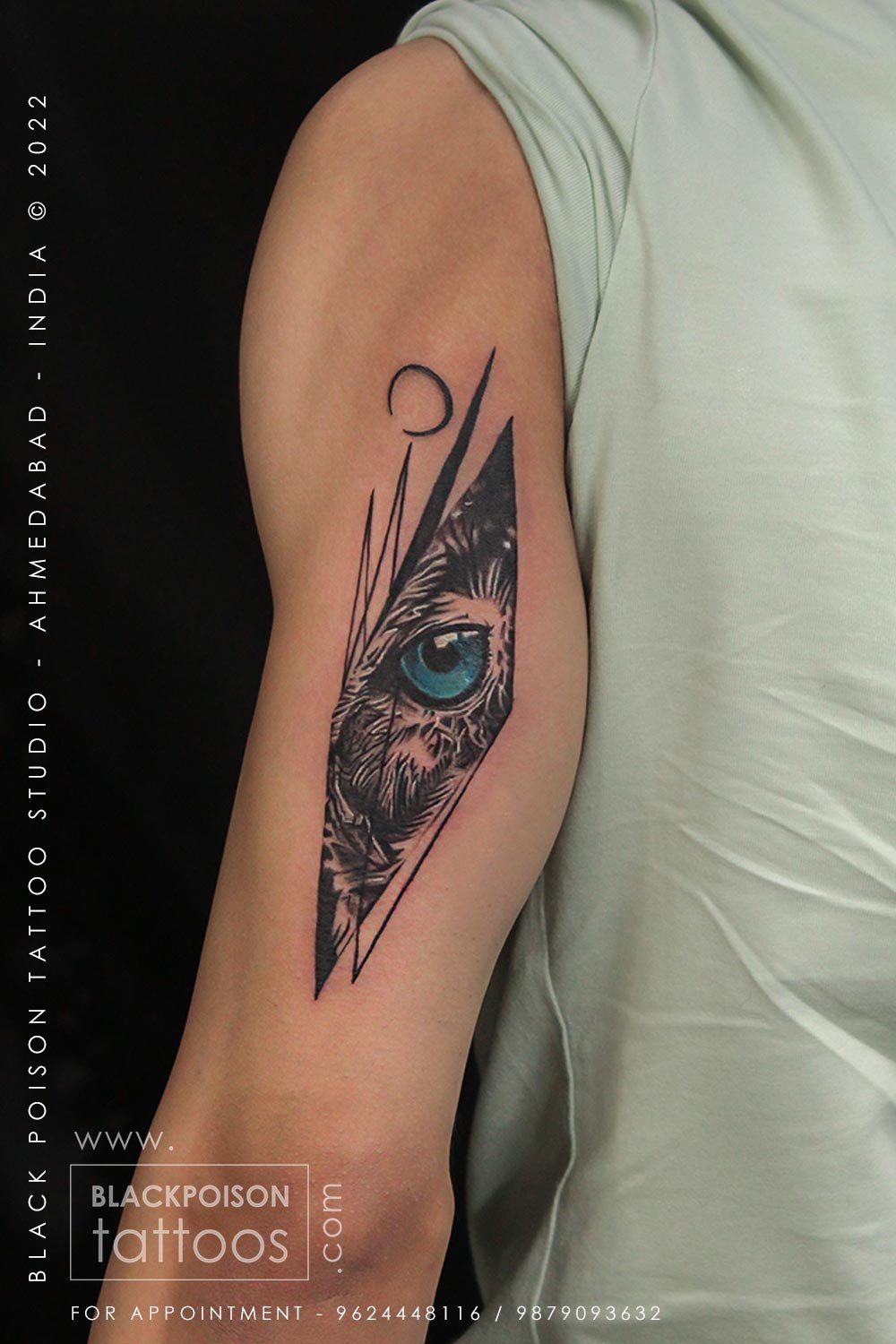 eye hand tattoo trends for men