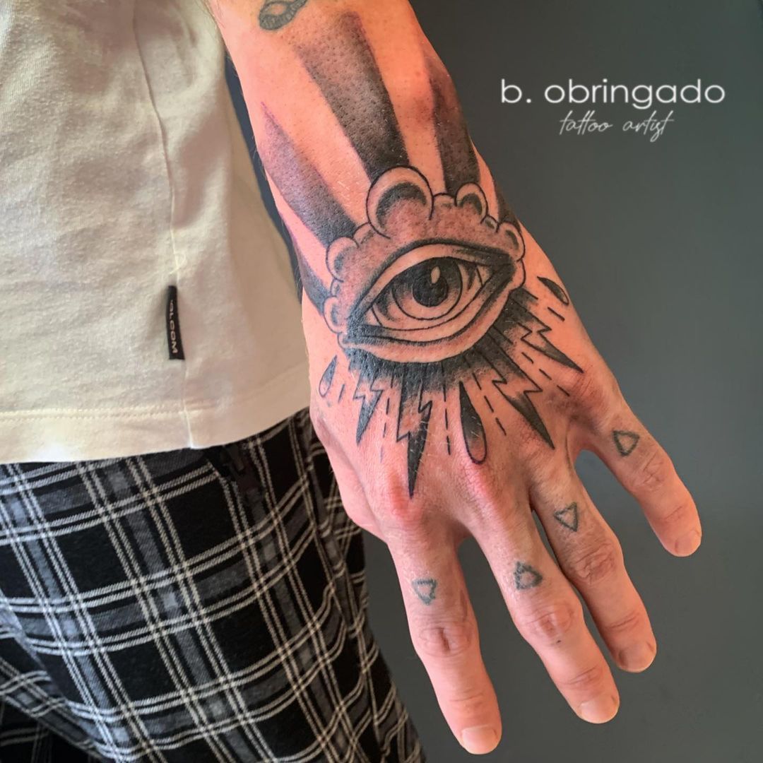 eye hand tattoos for men 0016