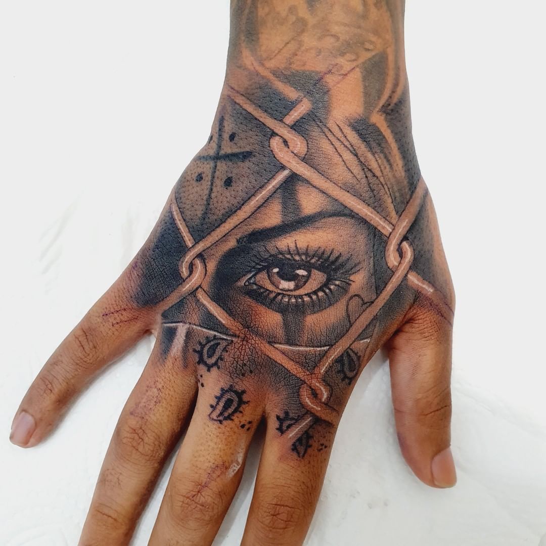 eye hand tattoos for men 0042