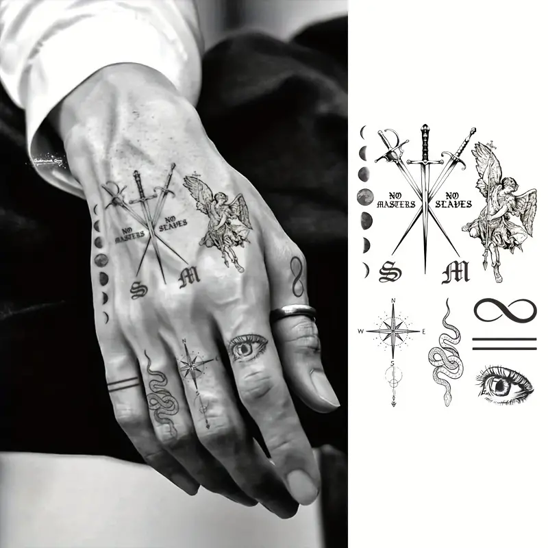 eye hand tattoos for men 0048