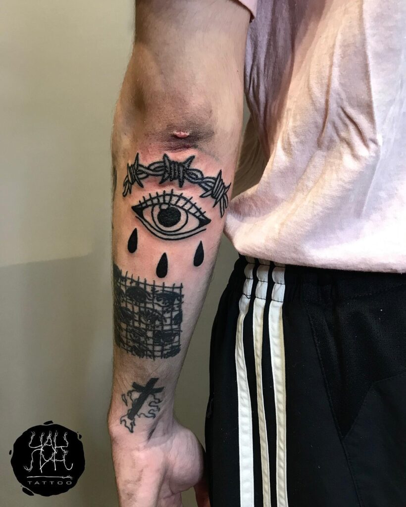 eye hand tattoos for men 0050