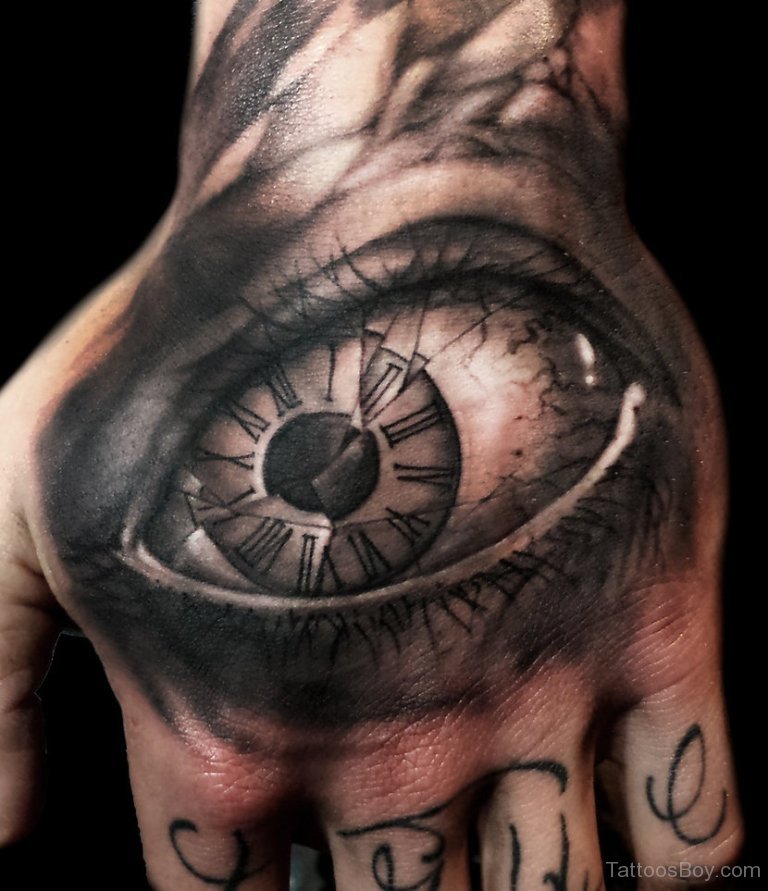 eye hand tattoos for men 0061