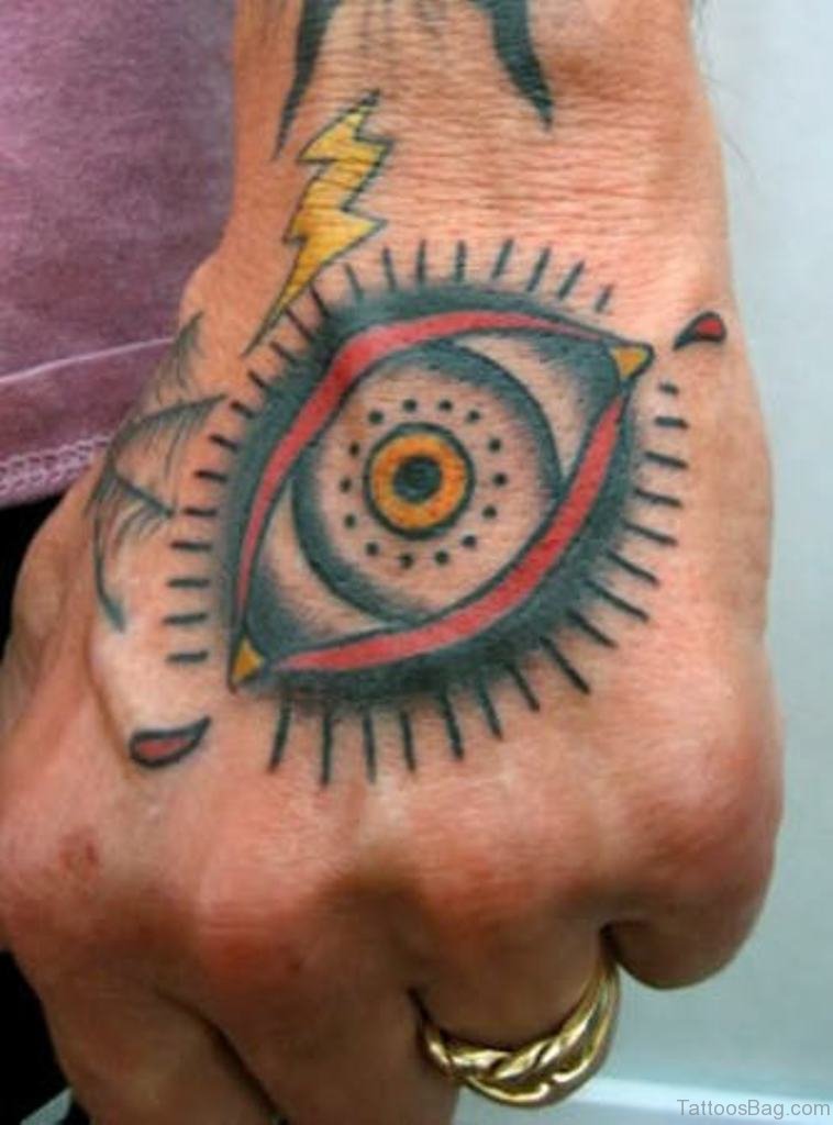 eye hand tattoos for men 0091