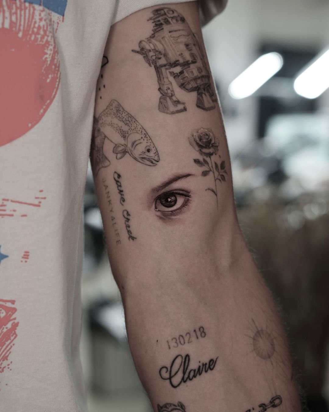 eye tattoos for men inspiration.