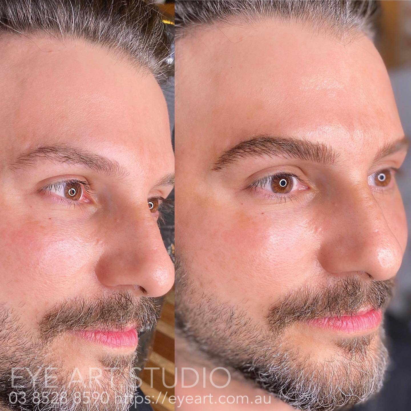 eyebrow tattoo for men maintenance