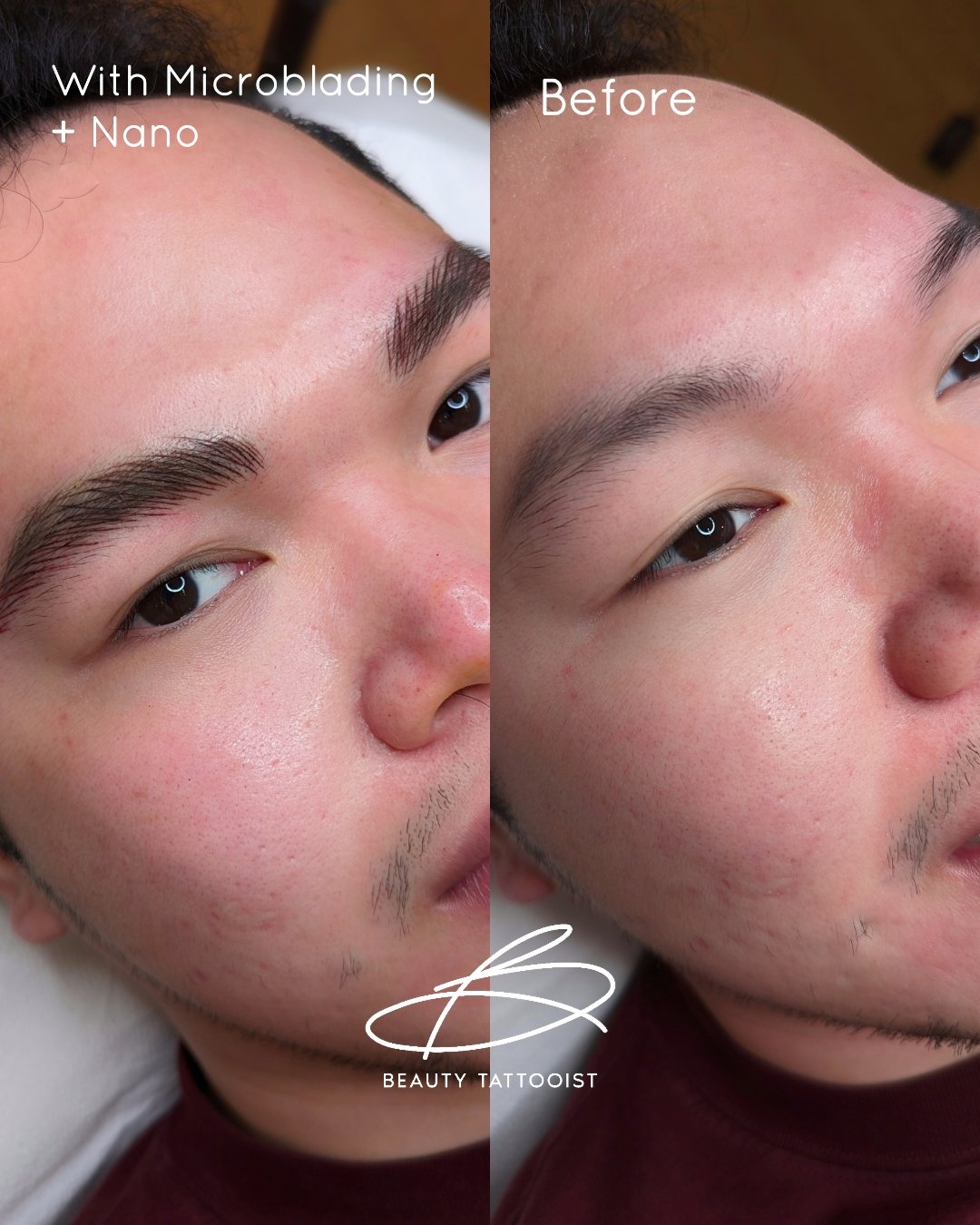 eyebrow tattoo for men pain level