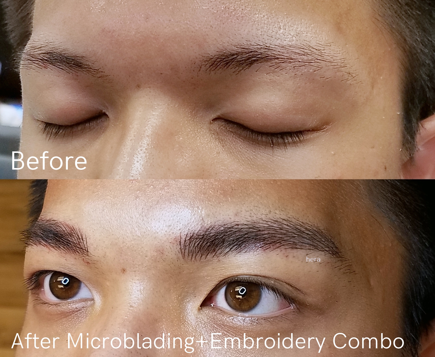 eyebrow tattoo for men styles