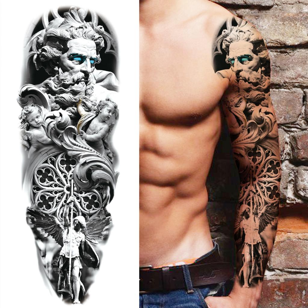 face tattoos for men Cross 0063