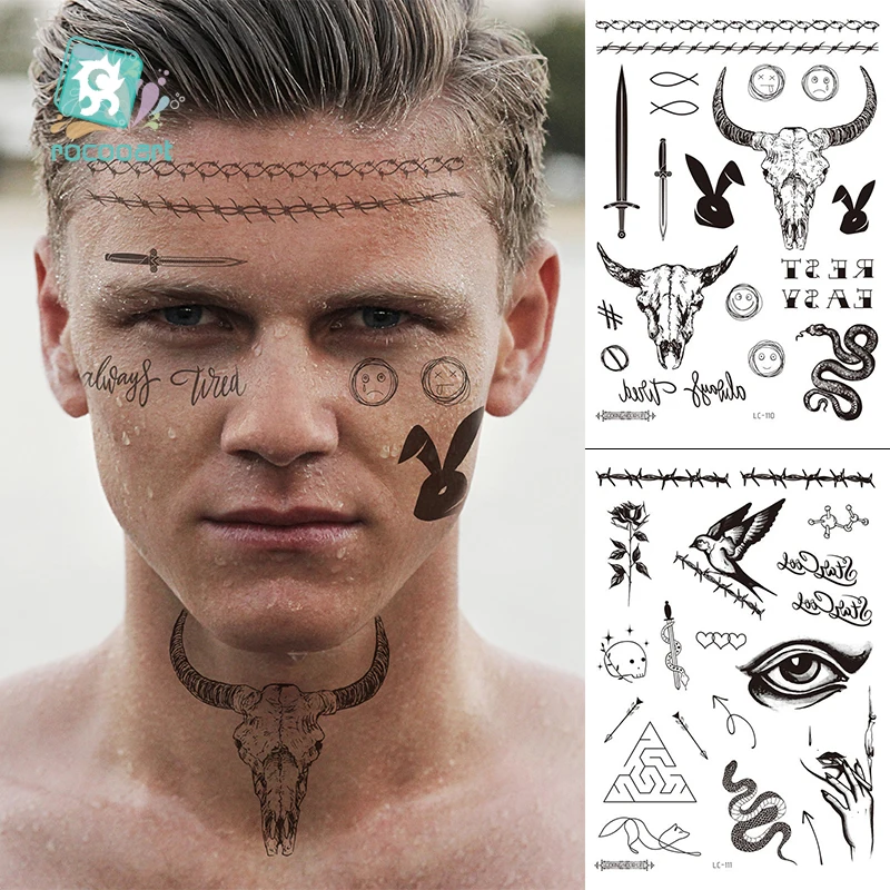 face tattoos for men 0018