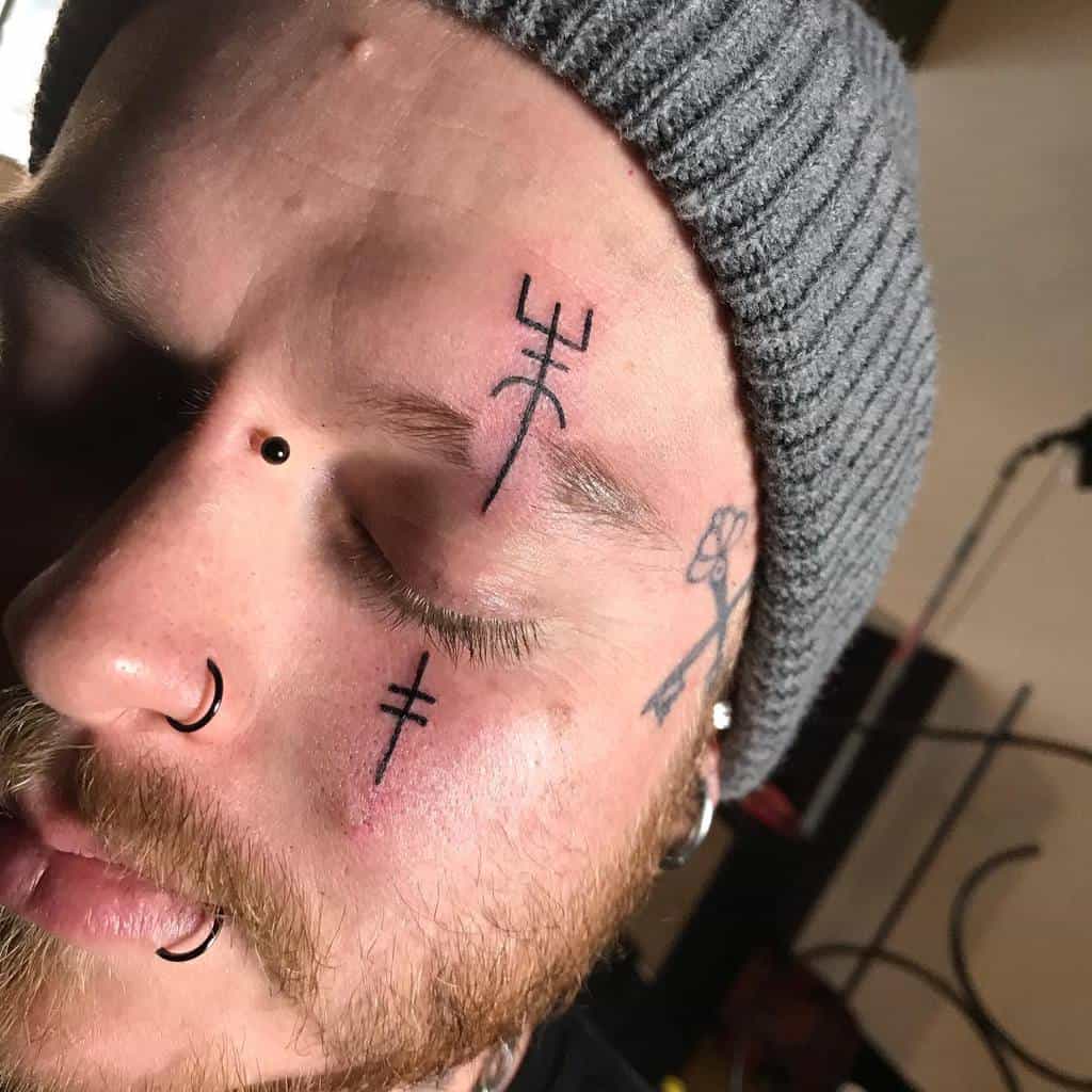 face tattoos for men 0019