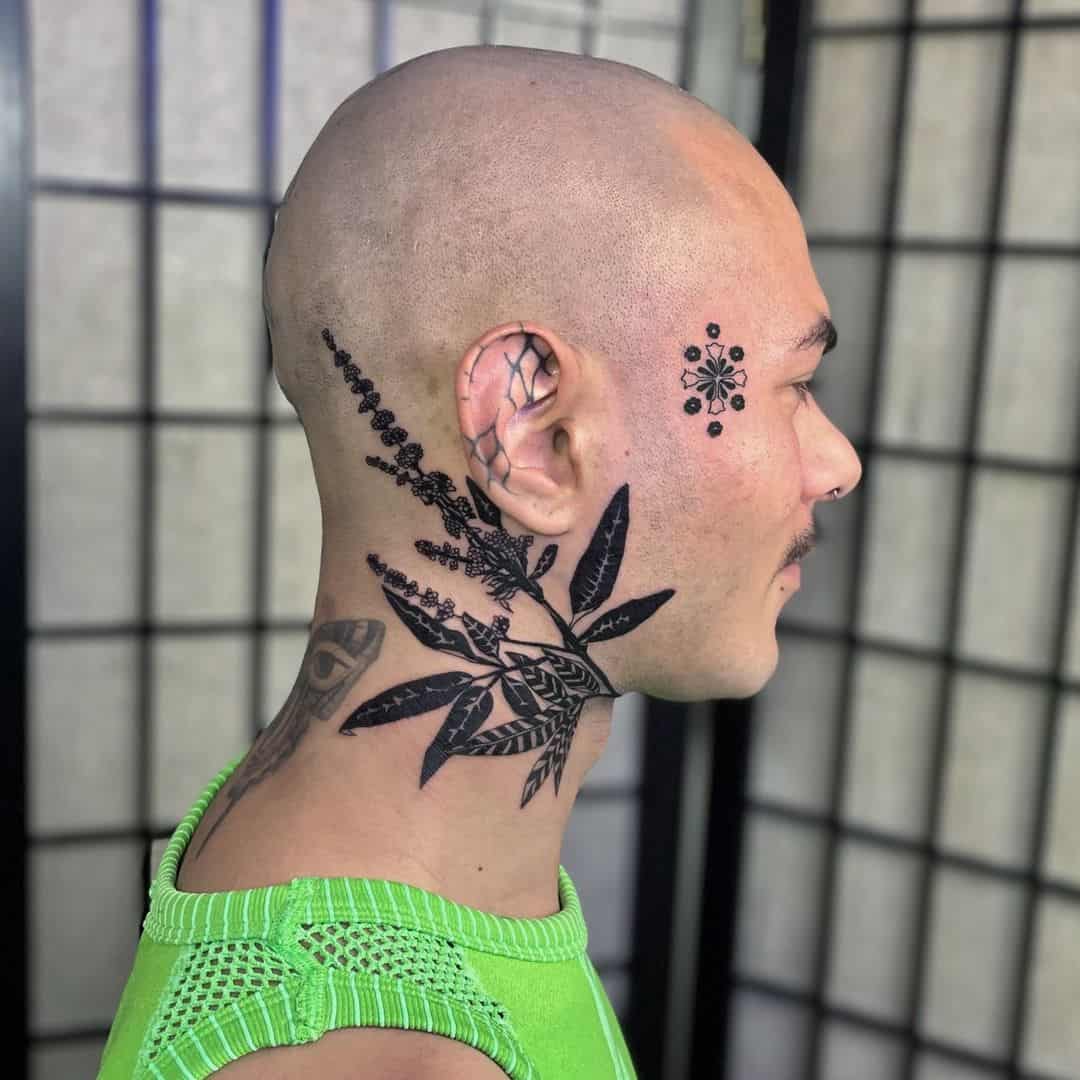 face tattoos for men 0020