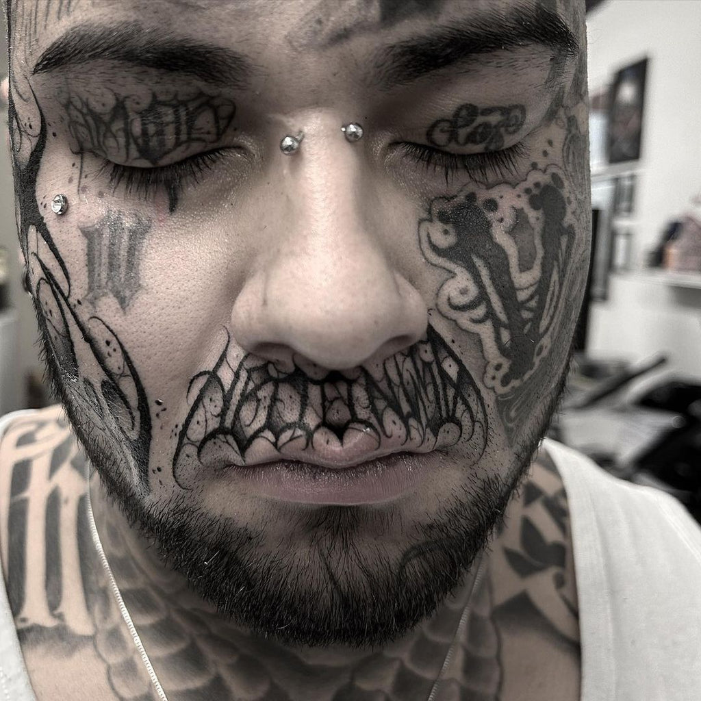 face tattoos for men 0021