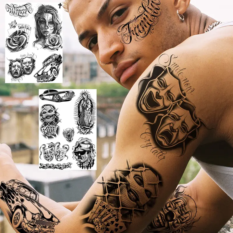 face tattoos for men 0050