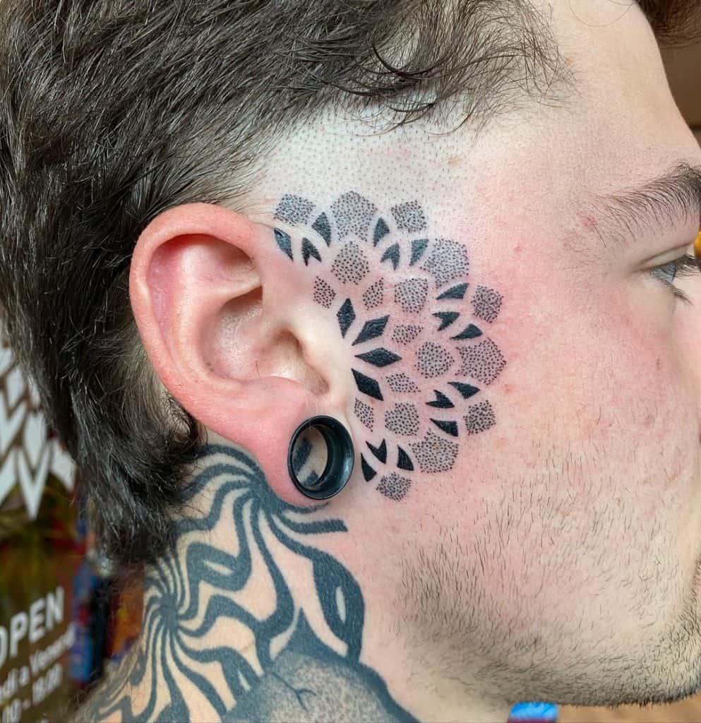 face tattoos for men 0051