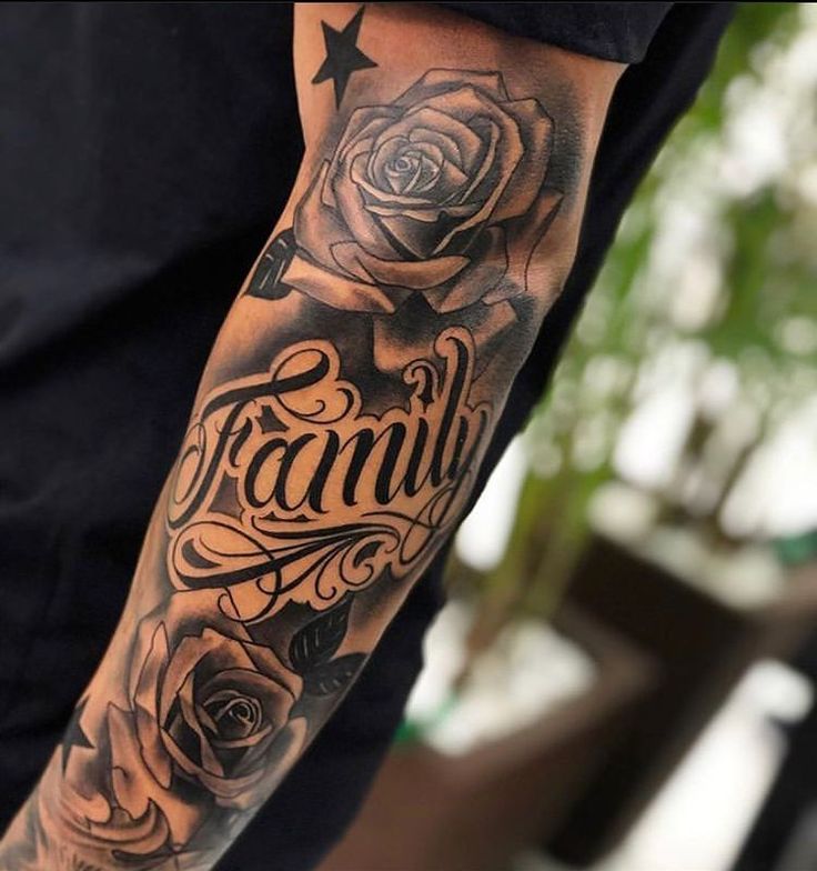 family tattoos for men sleeve