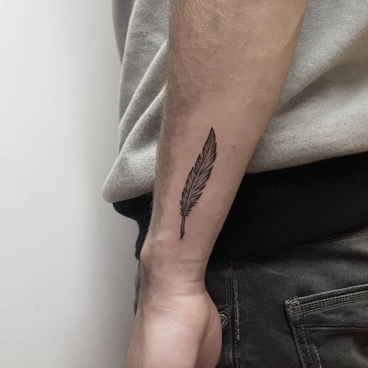 feather tattoos for men 0015