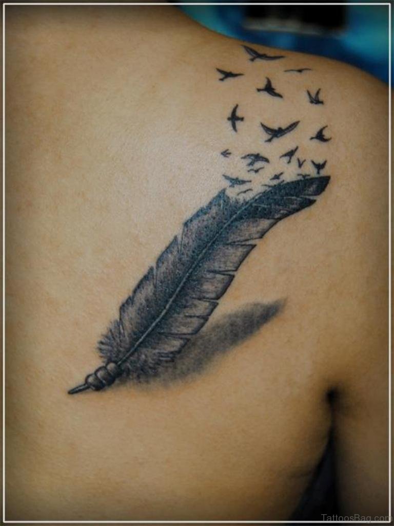 feather tattoos for men 0033