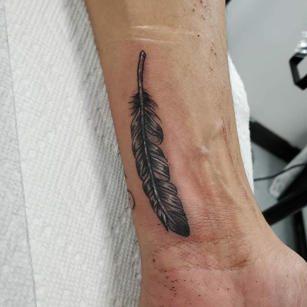 feather tattoos for men 0048