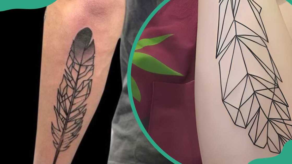 feather tattoos for men 0049