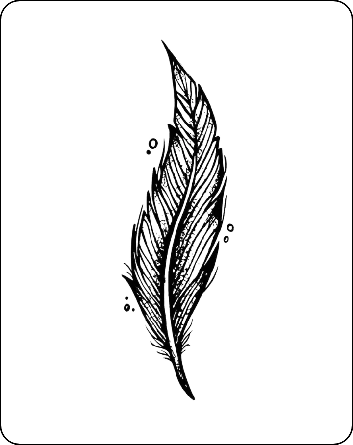 feather tattoos for men 0052