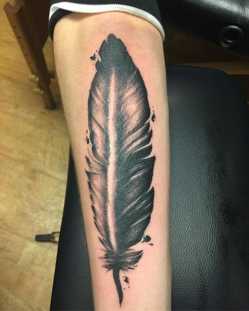 feather tattoos for men 0058