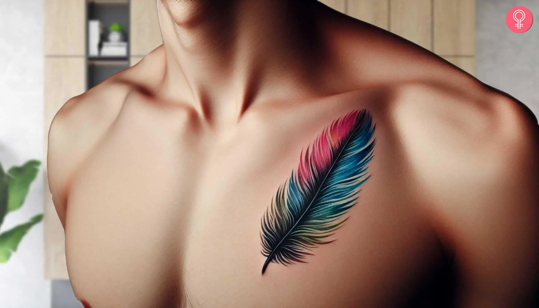 feather tattoos for men 0059