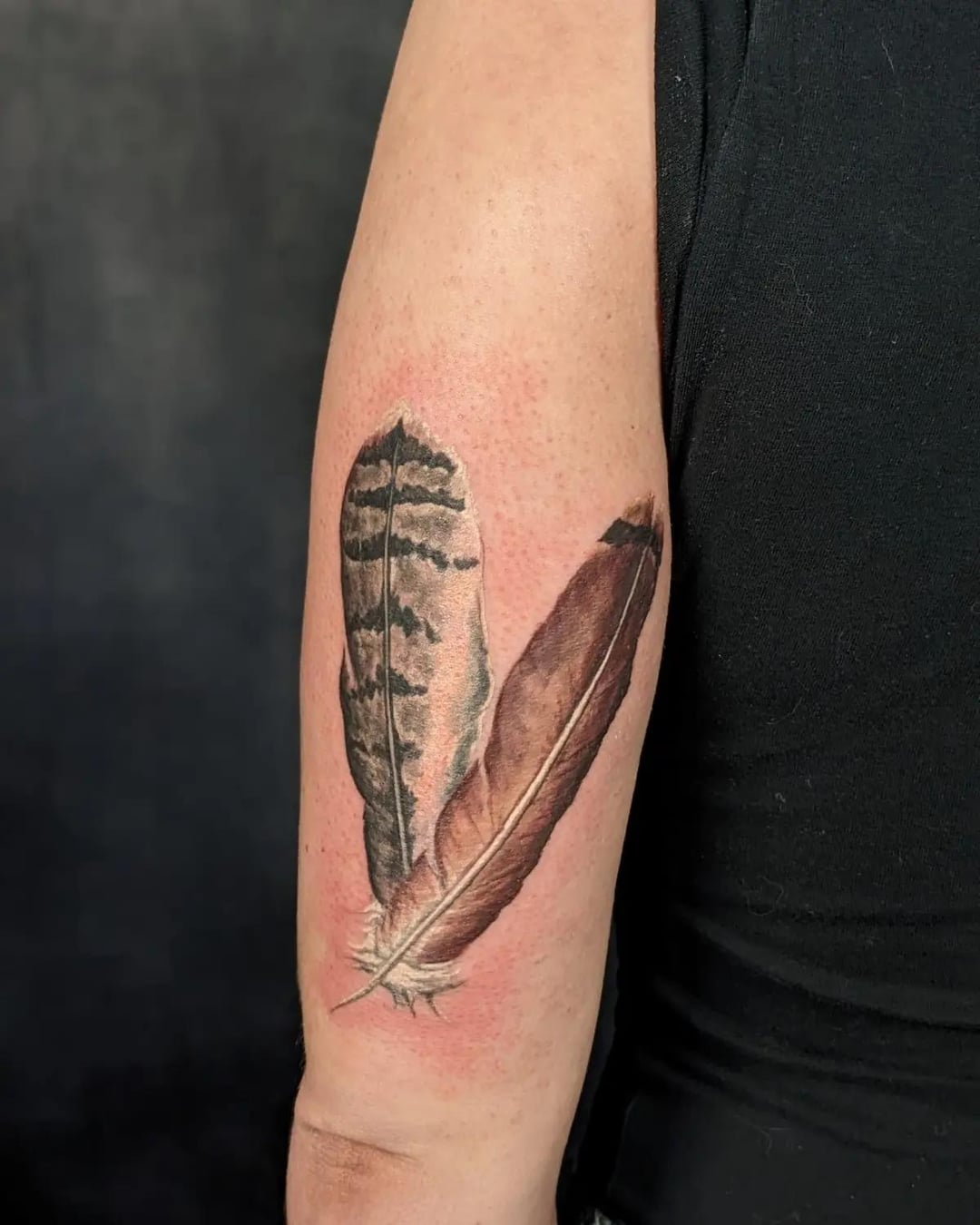 feather tattoos for men 0065