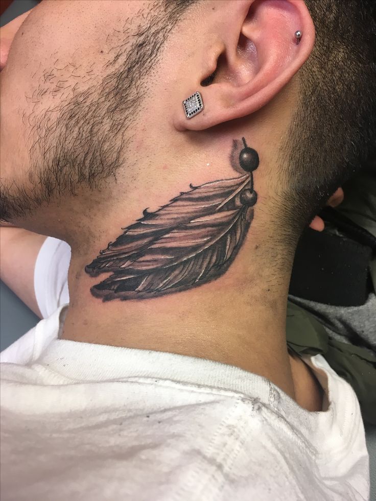 feather tattoos for men 0094