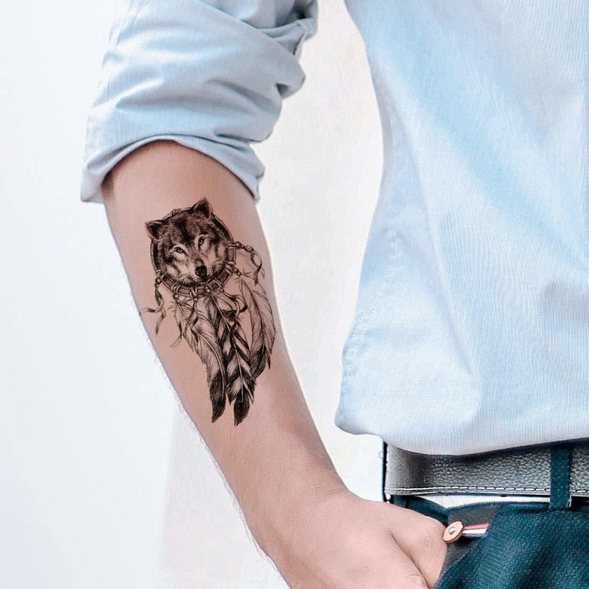 fierce animal tattoos for men