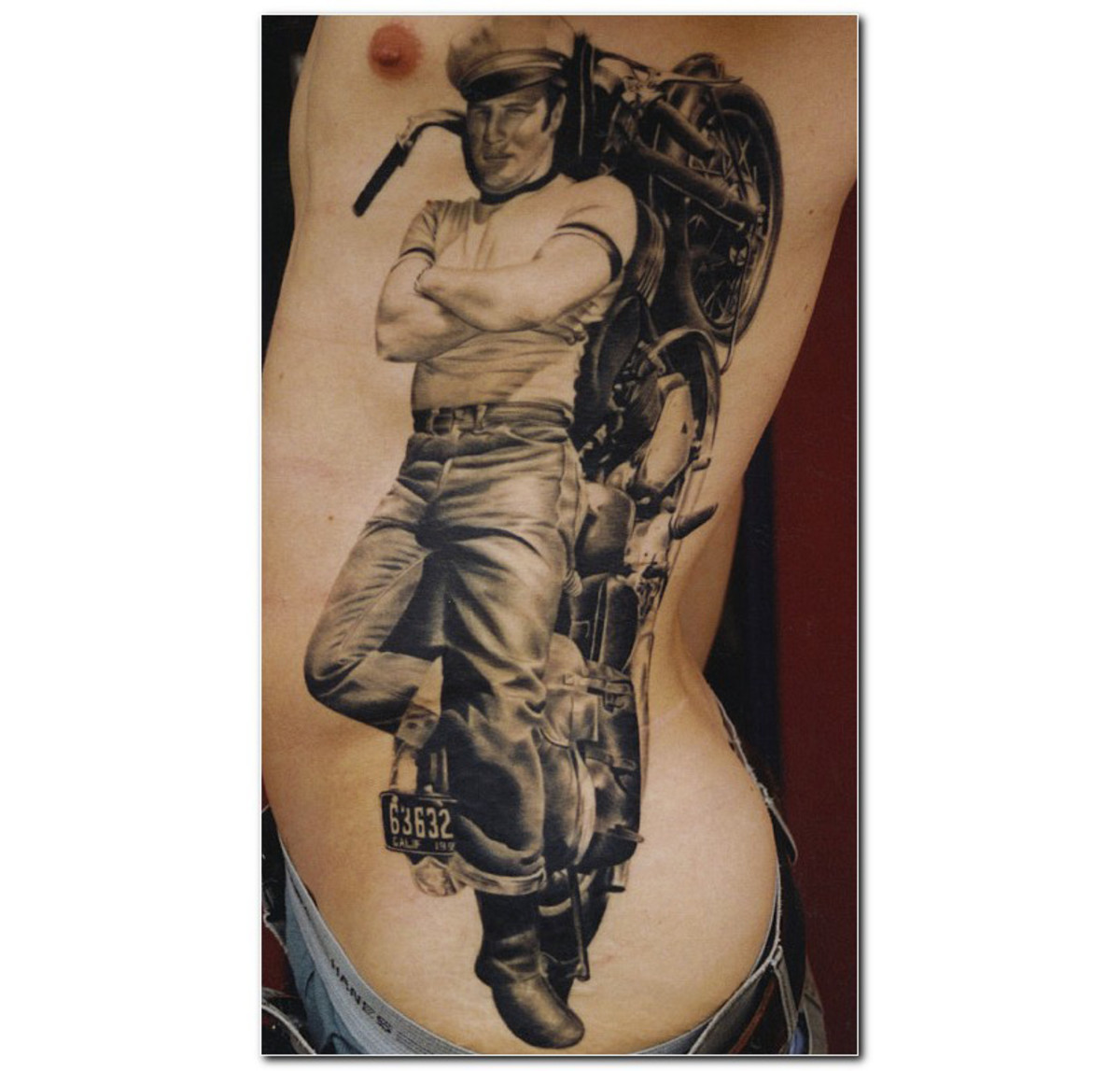 fierce biker tattoos for men