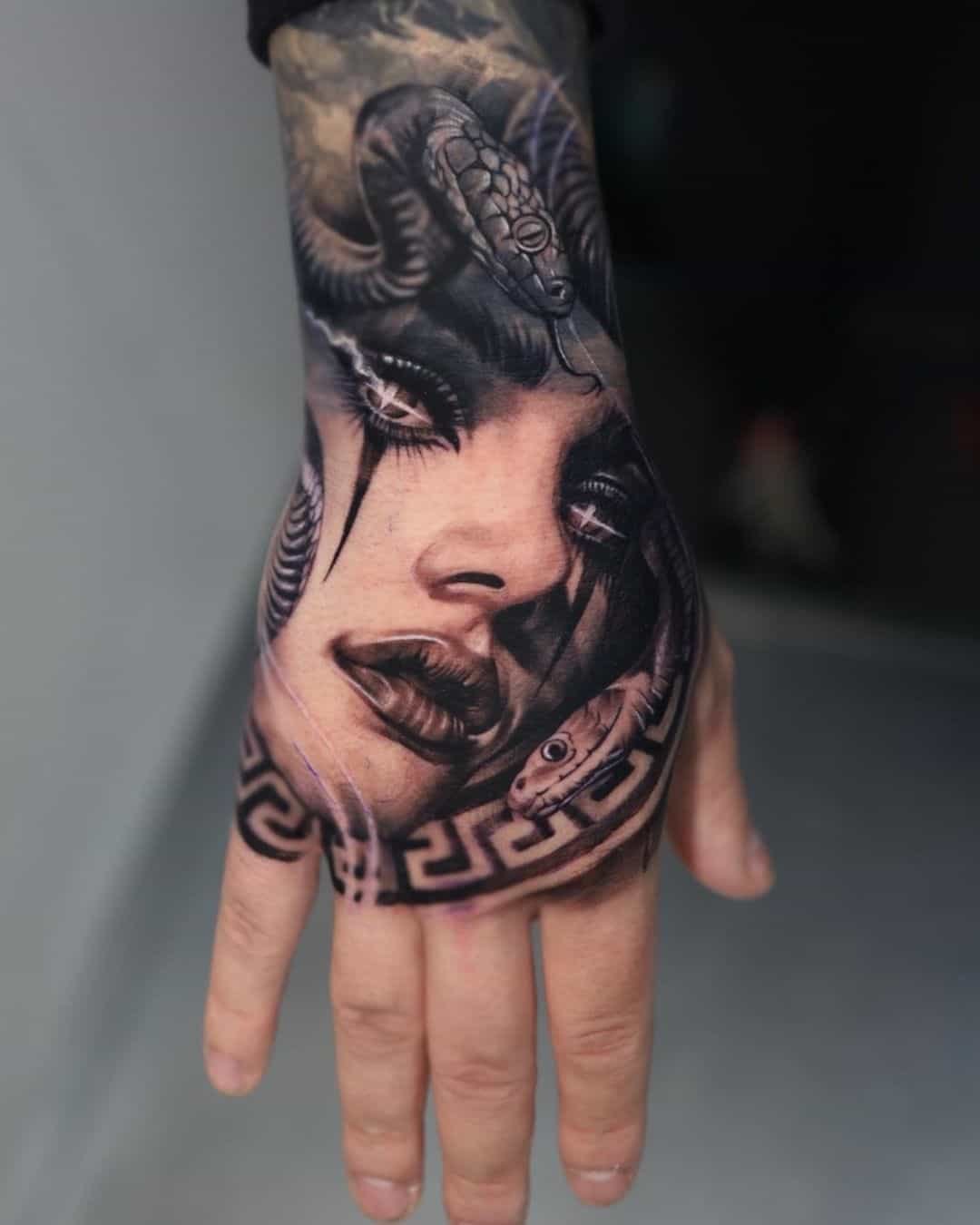 fierce Medusa tattoos for men craftsmanship.