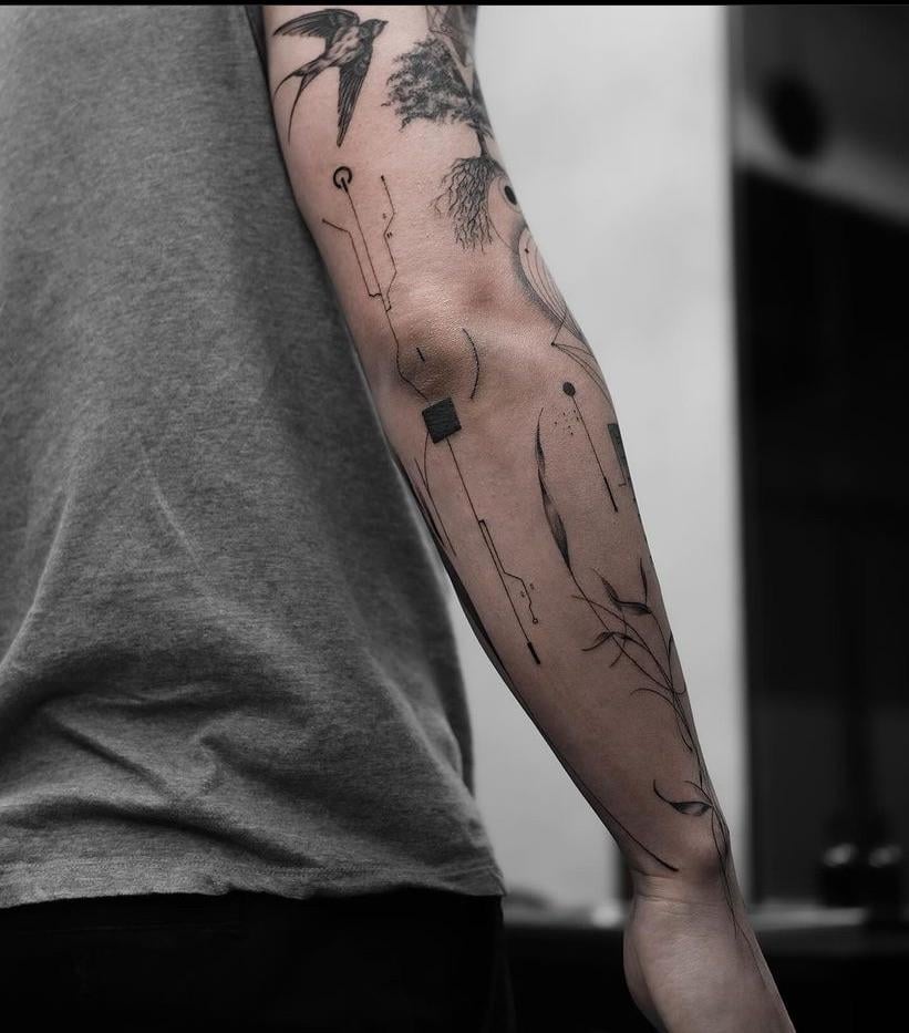 fine line tattoos for men 0037