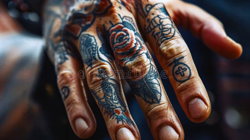 finger tattoos for men 0013