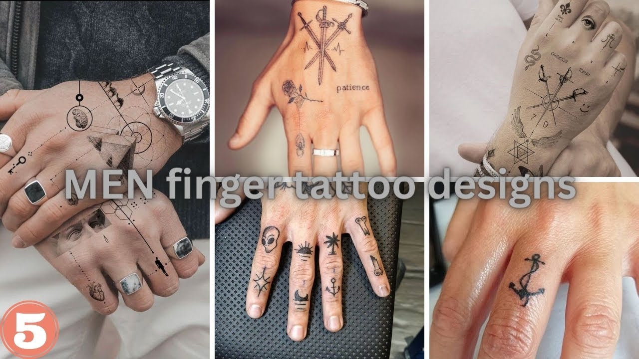 finger tattoos for men 0035