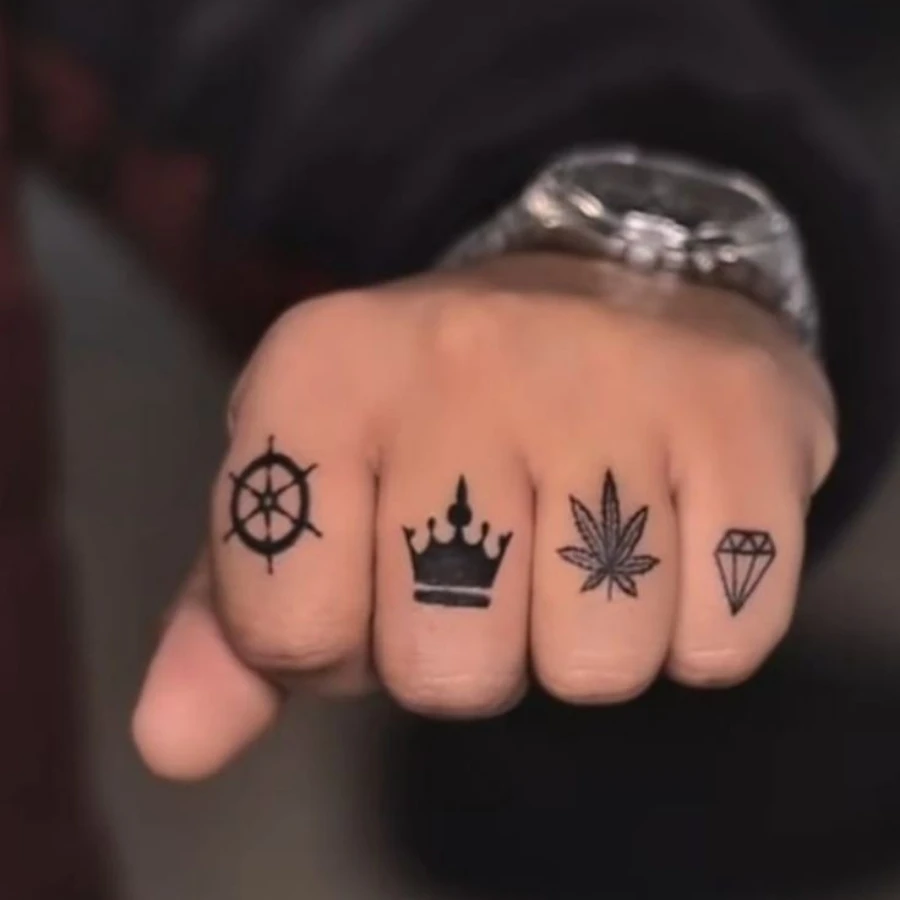 finger tattoos for men 0073