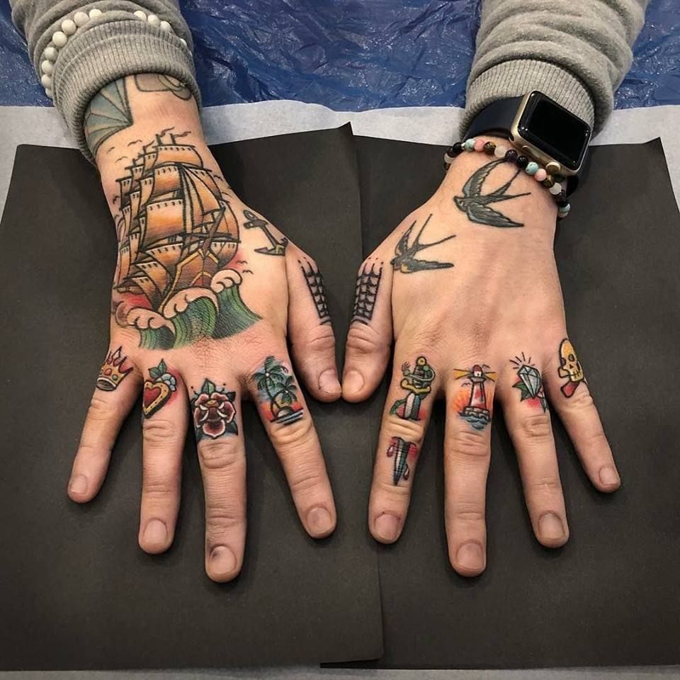 finger tattoos for men 0075