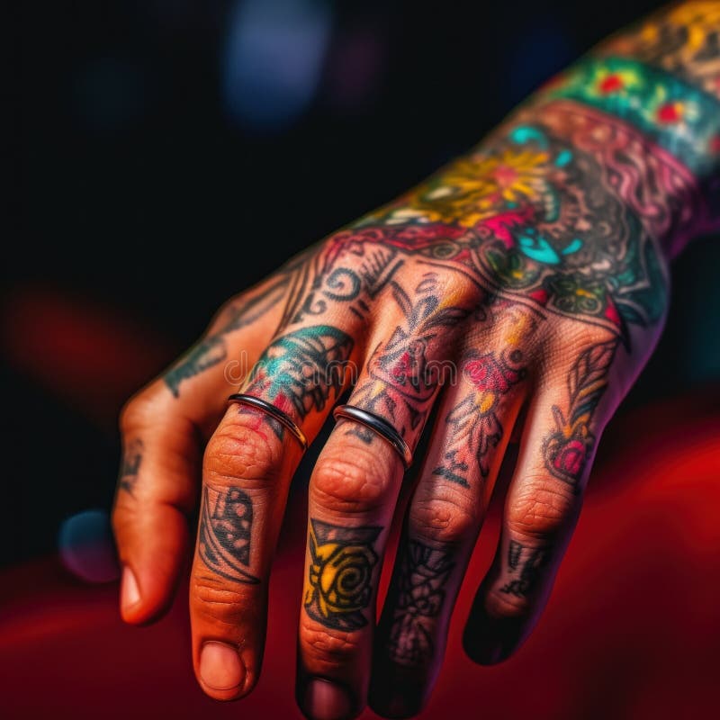 finger tattoos for men 0076