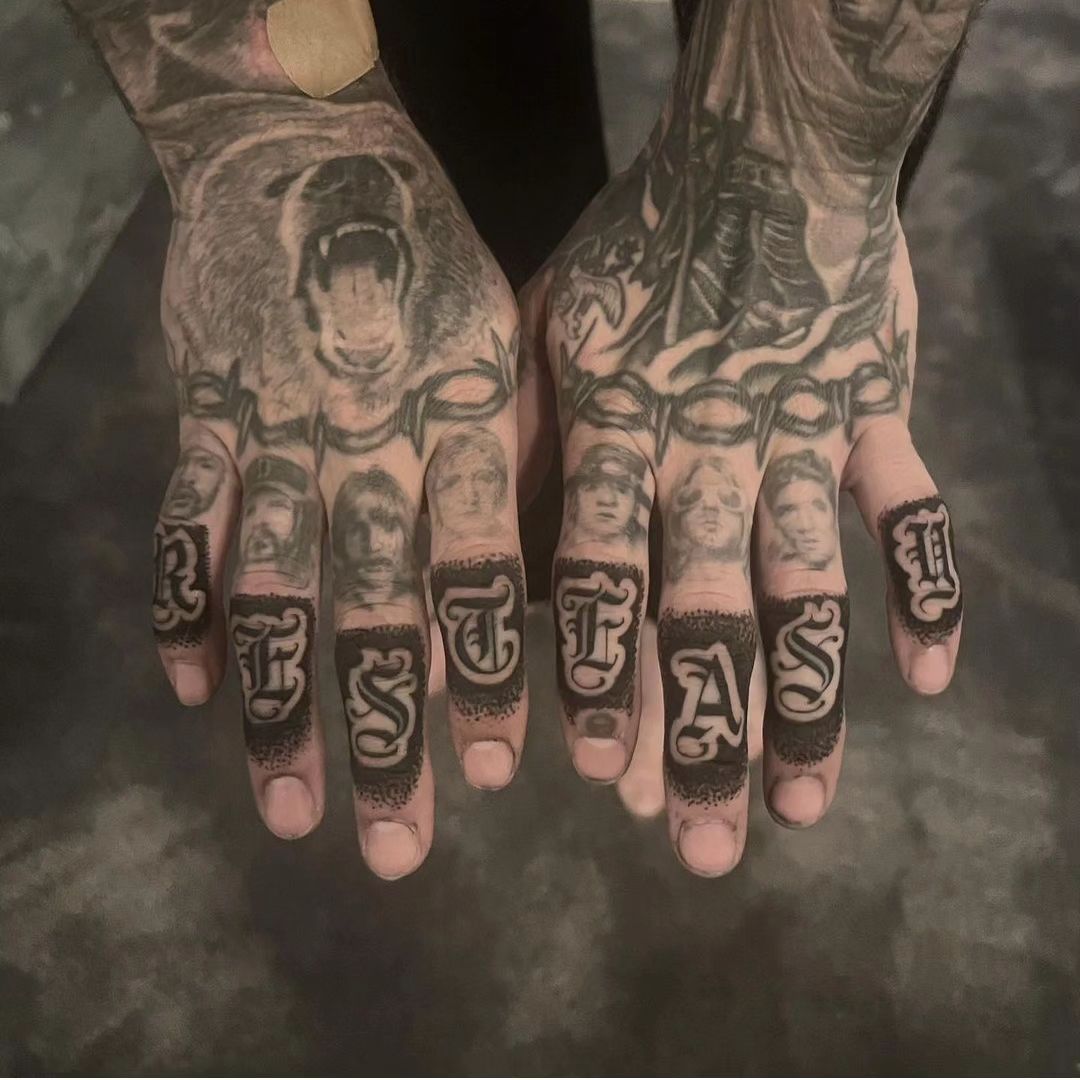 finger tattoos for men 0080