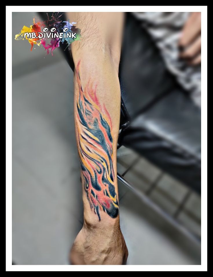 fire tattoos for men 0014