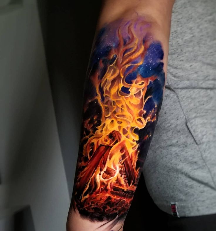 fire tattoos for men 0053